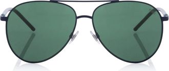Ralph Lauren Aviator Zonnebril - Heren - Accessoires - Blauw - Maat: ONE Size