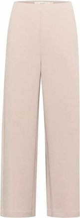 Inwear Comfortabele Haze Broek met Zakken - Dames - Straight fit broeken - Beige - XS - Polyester - Broeken
