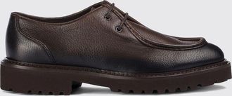 Doucal's Scarpe Derby in pelle di cervo con suola in gomma dentellata