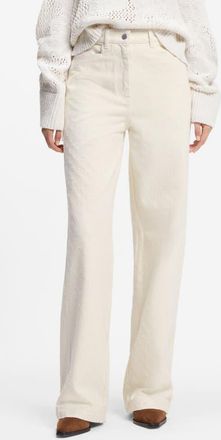 Boss Orange by Hugo Boss Wide-Leg Jeans in Soft Cream at Nordstrom, Size 10