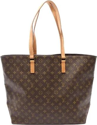 Louis Vuitton Pre-owned Tote Bags, female, Brown, Size: ONE SIZE Pre-owned Canvas totes