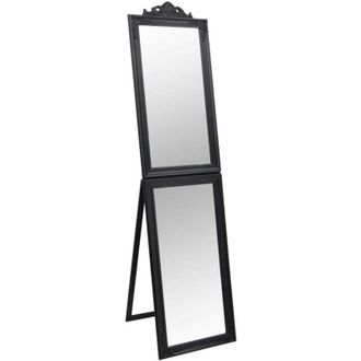 vidaXL Espejo De Pie Negro 40x160 Cm Vidaxl