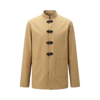 R&oacute;he Pankou Closure Jacket - female - R&oacute;he - Light Jackets - Brown - L - Jackets
