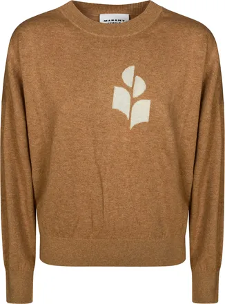 Isabel Marant Marisans Pullover Cropped Abstract Pullover