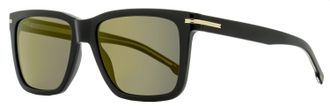 BOSS Boss Mens Rectangular Sunglasses B1598/S 2M2JO Black/Gold 55mm