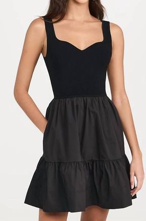 Tanya Taylor Short Josephina Dress In Black