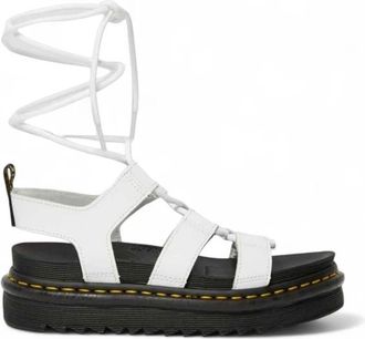 Dr. Martens Nartilla Sandal - Dames - Sandalen - Wit - 39 EU - Leer - Schoenen