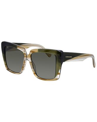 Ferragamo Womens 1060S 55Mm Sunglasses