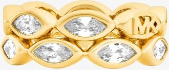 Michael Kors Marquise Cut Cubic Zirconia Tennis Ring