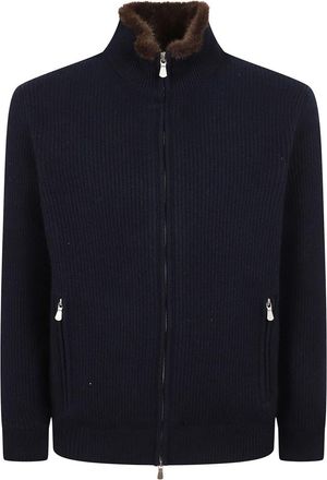 Barba Hombre, Jerseys, Azul, Talla: L