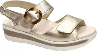 Solidus Greta Sandal - Dames - Sleehakken - Geel - 36 1/2 EU - Schoenen
