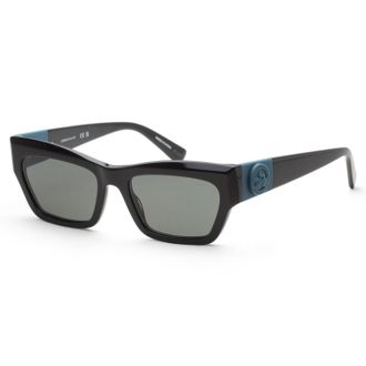 Longchamp Womens 53mm Black Sunglasses