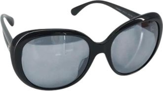 Chanel Pre-owned Accessories, female, Black, Size: ONE SIZE Pre-owned Plastic Sunglasses