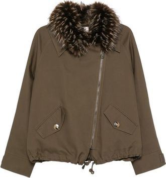 VALENTINI 1972 Faux-fur Trim Hooded Jacket