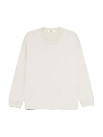 6397 crew-neck cotton sweatshirt - women - Cotton - S - Neutrals