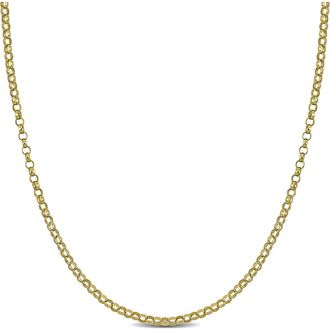 Delmar Rolo Link Chain Necklace, 1.50mm in Gold at Nordstrom Rack