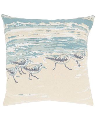 Saro Lifestyle Nautical Square Pillow