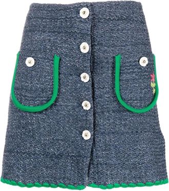 Cormio Denim Skirts - Dames - Spijkerrokken - Blauw - 2XS - Denim - Rokken