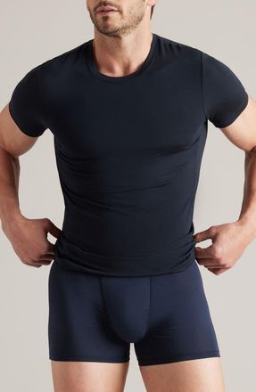 Rhone C.O.R. Crewneck Undershirt in Pure Black at Nordstrom, Size Xx-Large