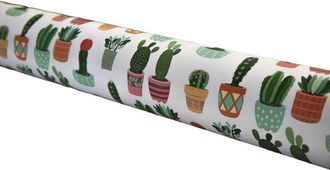 cofan Rollo De Mantel Antimanchas Con Cactus 1,40 X 20 M, Mantel Antimanchas Con Un Dise&ntilde;o Estampado De Cactus Para A&ntilde;adir Un Toque De Alegr&iacute;a Y Personalida