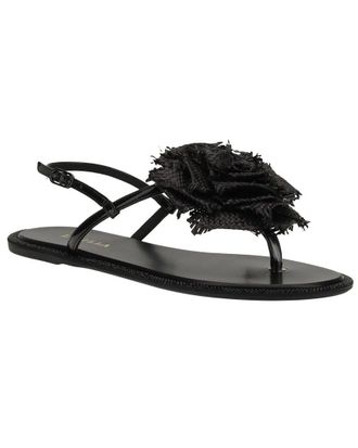 Le Silla Rose Leather Sandal