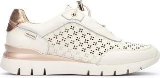 Pikolinos Cantabria Leather Sneakers for Lady, Cream, 40 EU