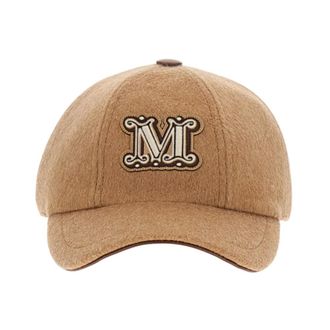 Max Mara Cappello da baseball fedora - female - Max Mara - Hats & Caps - Beige - 57 CM - Accessories