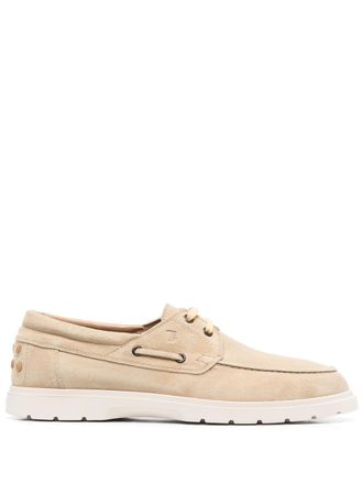 Tod's Su&egrave;de bootschoenen - Beige