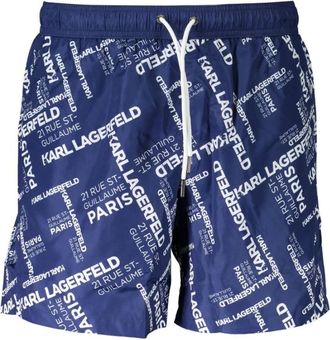 Karl Lagerfeld Badmode, Heren, Blauw, S, Swim Boxer
