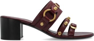 Balenciaga Muiltjes met hak City - Dames - Muiltjes - Rood - 39 EU - Leer - Schoenen