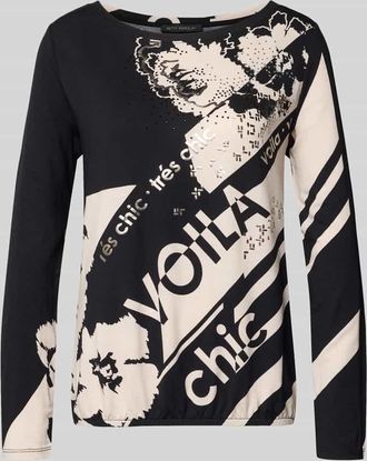 Betty Barclay Longsleeve aus Viskose-Elasthan-Mix mit Rundhalsausschnitt in Black, Gr&ouml;&szlig;e 36