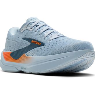 Brooks Ghost Max 3 Running Shoe in Skyway/Blue/Orange at Nordstrom, Size 12.5