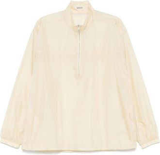 Auralee Giacca leggera semi trasparente - Giallo