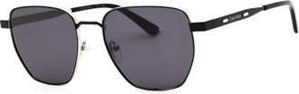Calvin Klein Grey Square Unisex Sunglasses CK25100SN 002 53