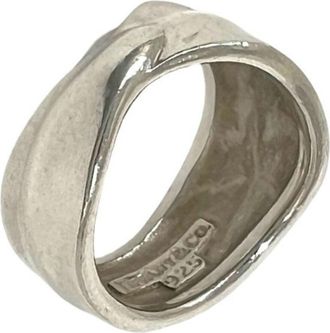 Tiffany & Co. Silver Silver 925 Band Ring (Pre-Owned)