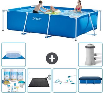 Intex Piscina Con Estructura Rectangular - 300x200x75 Cm - 7-piezas S20042