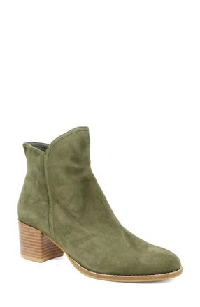 Django & Juliette Mockas Low Heeled Boot in Olive Suede at Nordstrom, Size 39