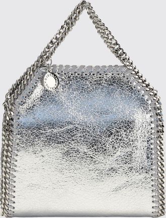 Stella McCartney Mini borsa a mano Falabella in pelle sintetica effetto crackl&eacute;