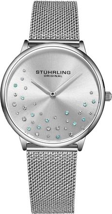Stührling Symphony Quartz Silver Dial Ladies Watch M16773