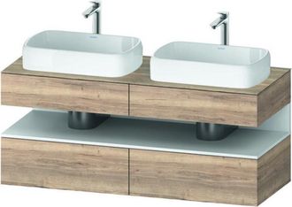Duravit Qatego Consola Mueble Bajo Lavabo, 2 Extensiones, 2 - Duravit