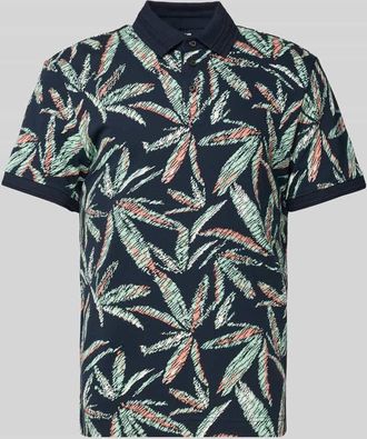 Tom Tailor Regular Fit Poloshirt aus Baumwoll-Elasthan-Mix in Dunkelblau, Größe XXXL