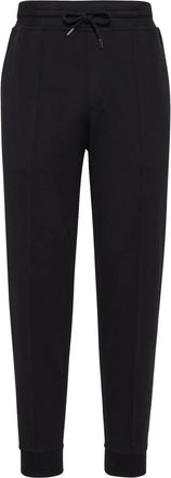 Brunello Cucinelli Pantaloni sportivi con coulisse - Nero