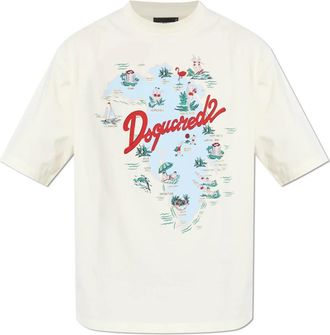 Dsquared2 Uomo, Top, Beige, S, new