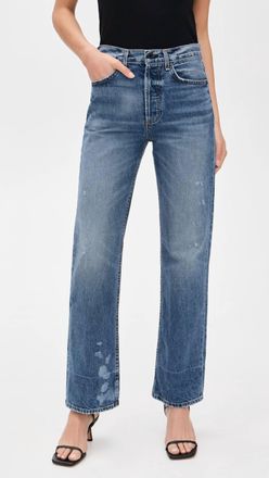 ASKK NY Rosebowl Straight Leg Jeans In Venice