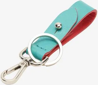 Tusk Siam Loop Keychain in French Blue /Geranium at Nordstrom