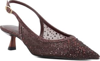 Dune London Cirelle Pointed Toe Slingback Sandal in Burgundy at Nordstrom, Size 40