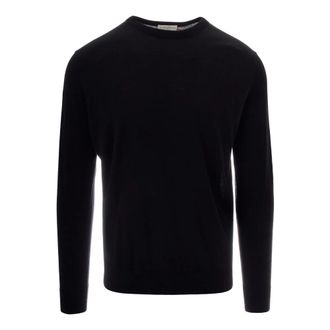 Ballantyne Diamond Ronde hals Trui - Heren - Ronde hals truien - Zwart - 2XL - Wol - Truien & Vesten