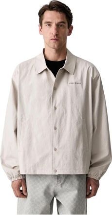 Daily Paper Clothing Harrington Jas - Heren - Zomerjassen - Wit - XL - Katoen - Jassen