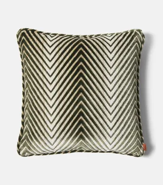 Missoni Ziggy jacquard velvet cushion