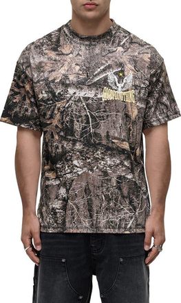 Good For Nothing Arizona Woodland Camo T-shirt in Green at Nordstrom, Size Xx-Large Uk